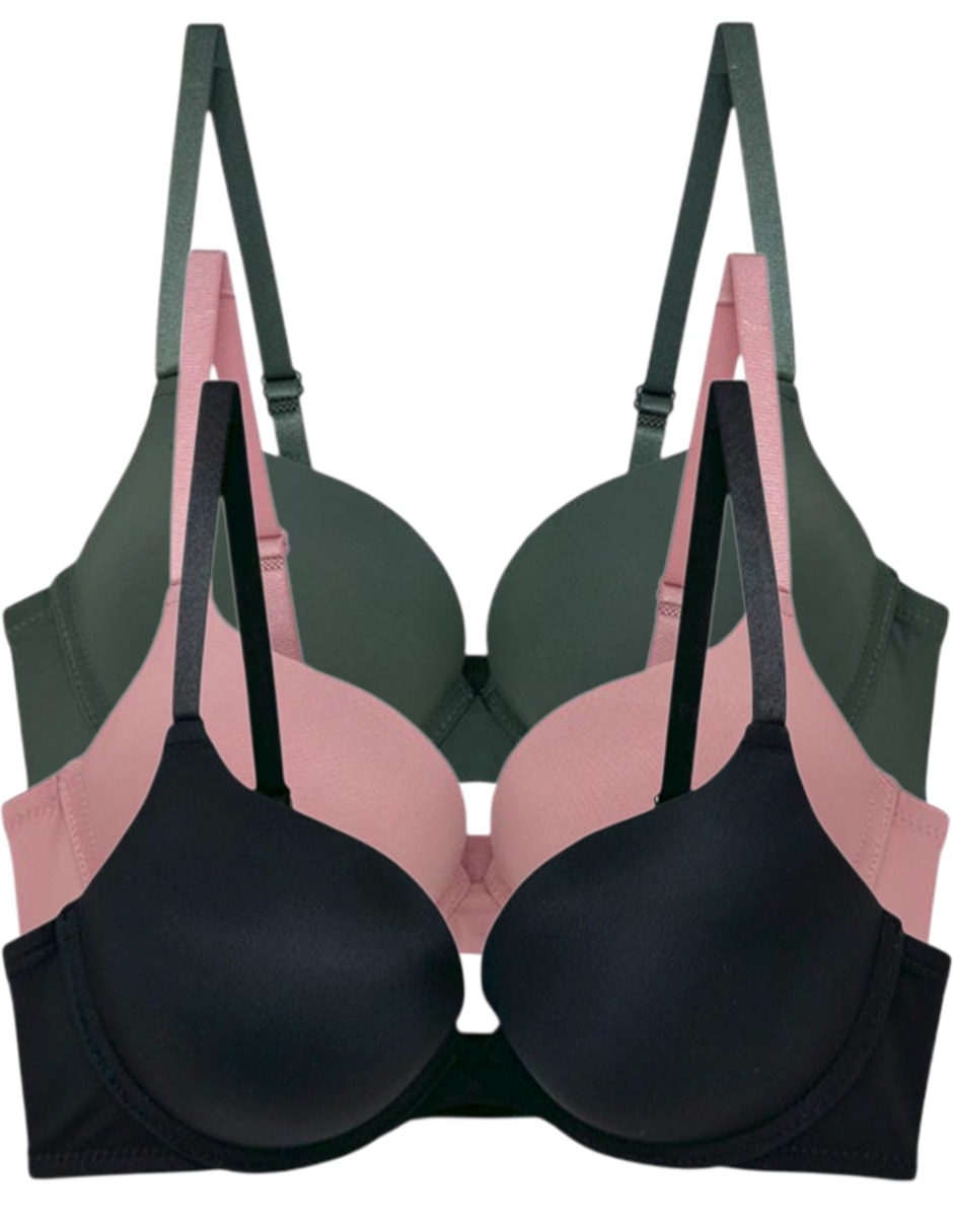 Brassiere demi TATYS FASHION copa Doble push up Seamless para mujer