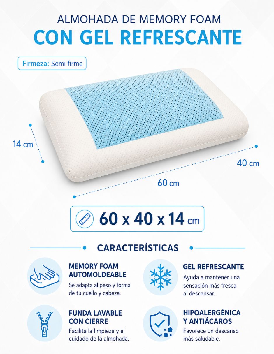 Almohada Paradise firmeza media 4