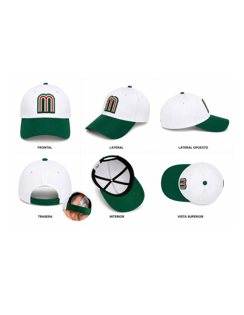 Gorra con visera curva para béisbol New Era México para adulto