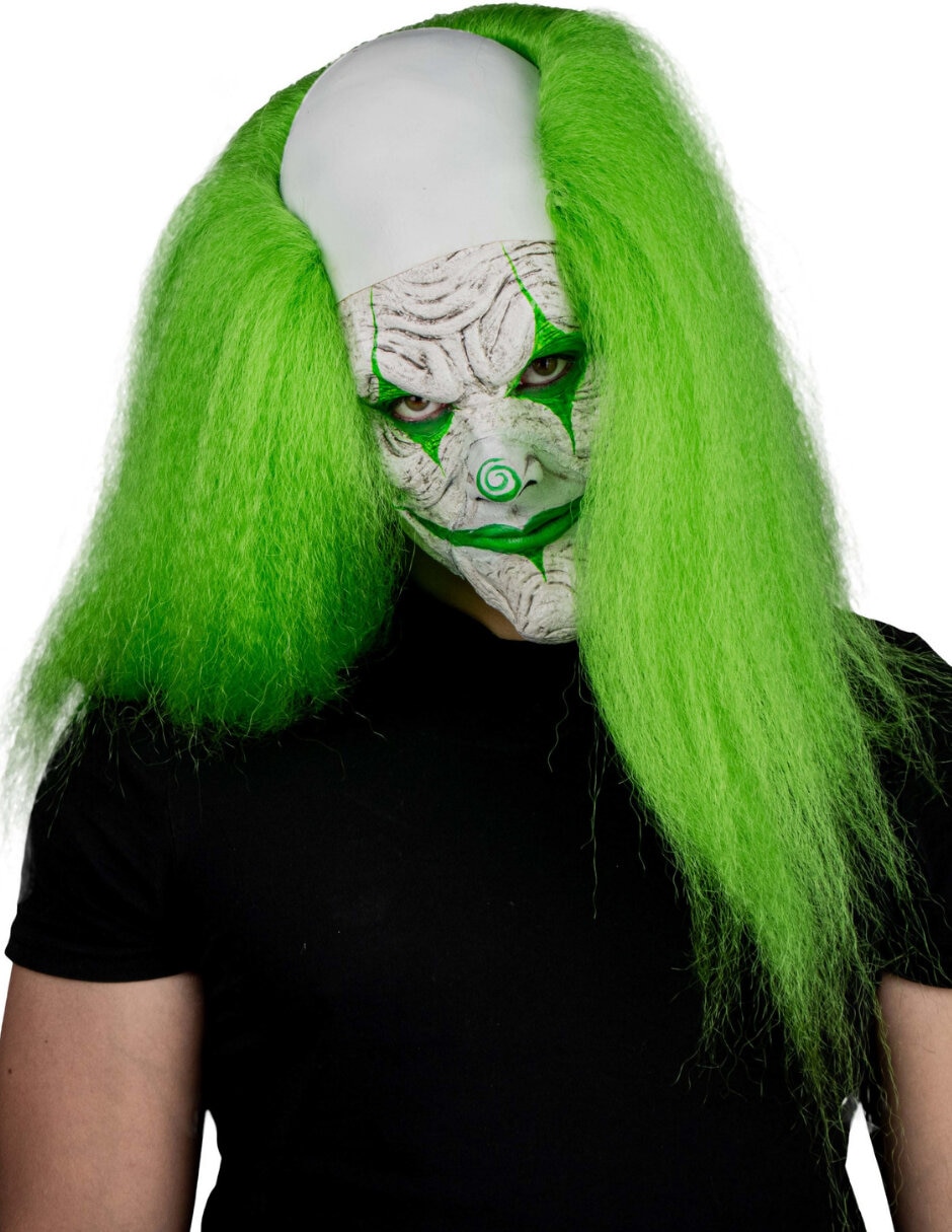 Maquillaje para disfraz de Payaso Radioactivo 6