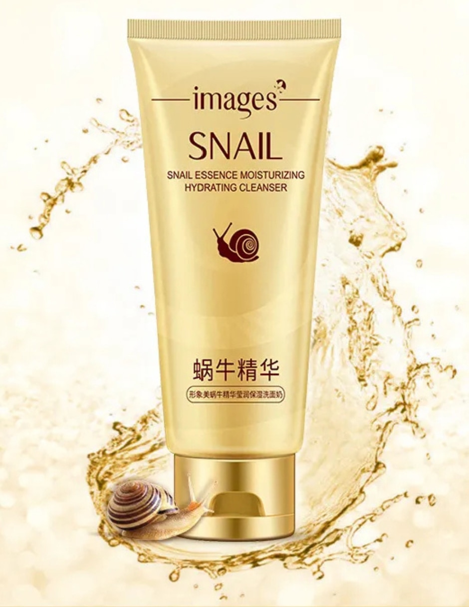 Limpiador facial Hidratante con extracto de baba de caracol anti arrugas para prevenir signos de la edad 3