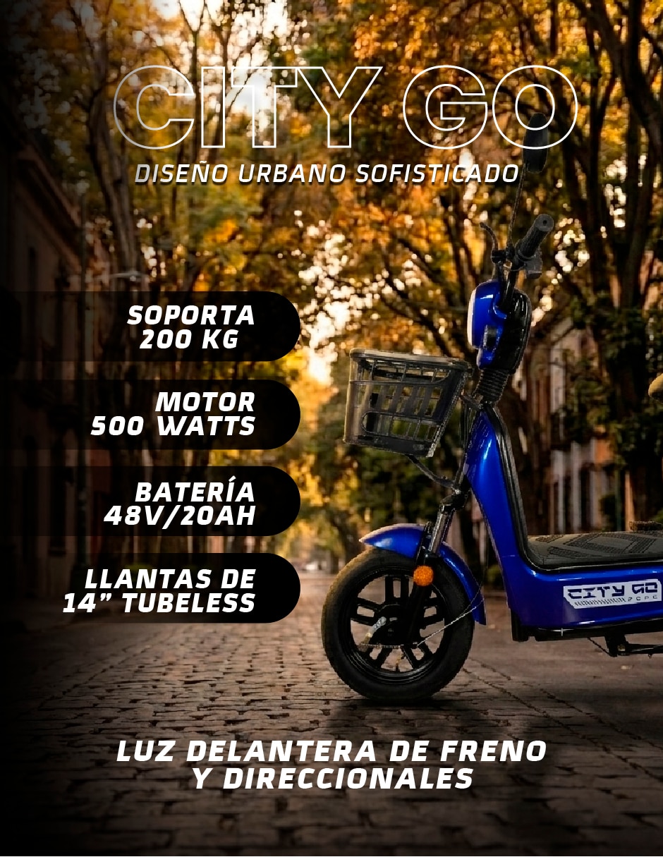 Bicicleta eléctrica Instigo City Go Urbana Rodada 14