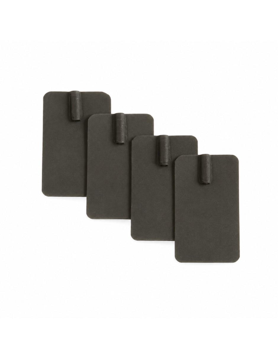 Electrodo muscular de carbono 6 cm x 4 cm 8 piezas 2