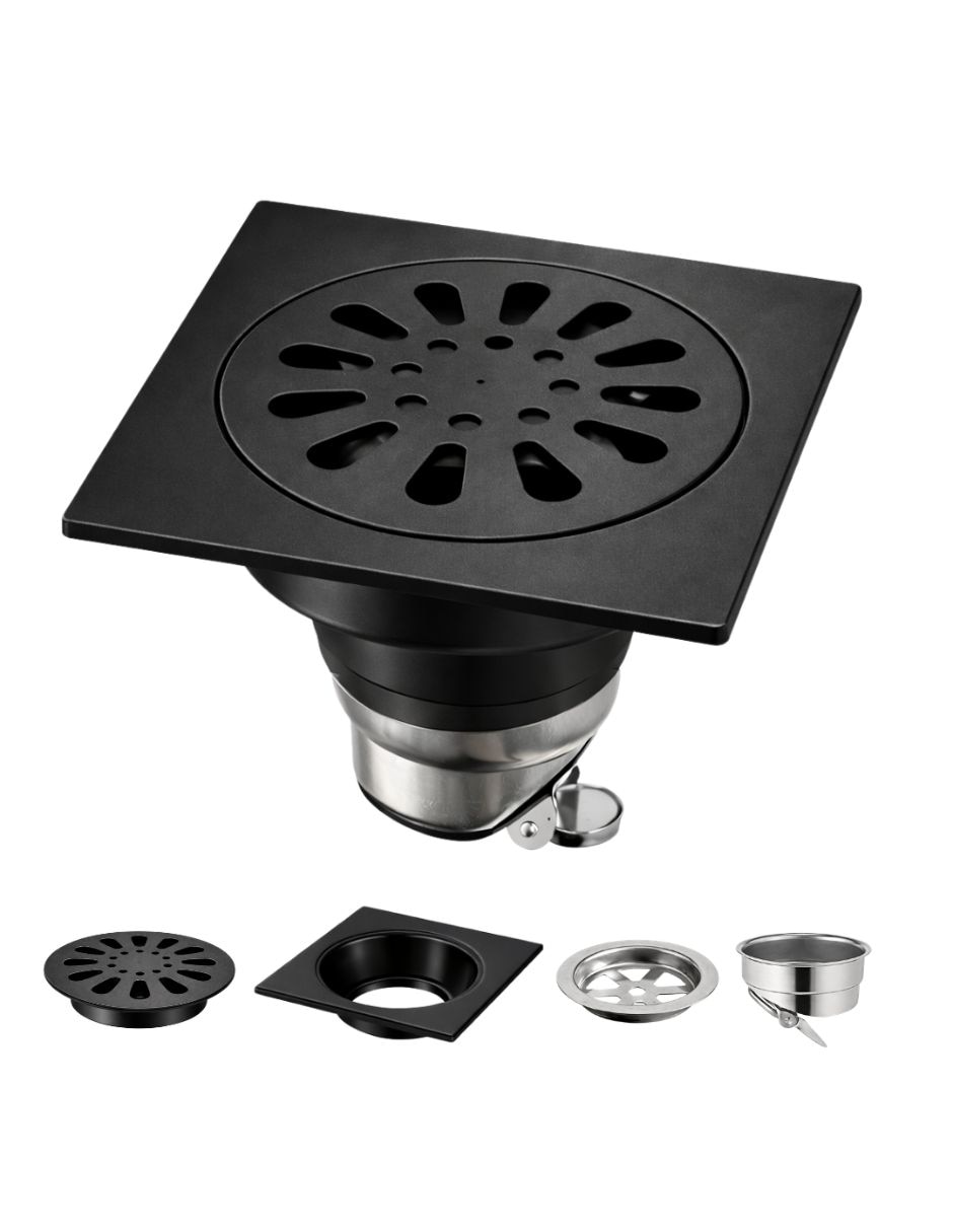 Coladera para piso de acero inoxidable anti olores Coladera para piso de acero inoxidable anti olores