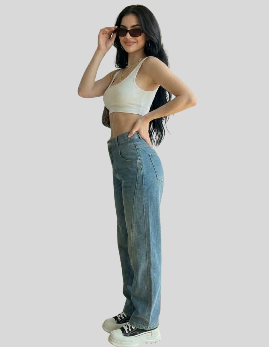 Pantalón regular para mujer 3