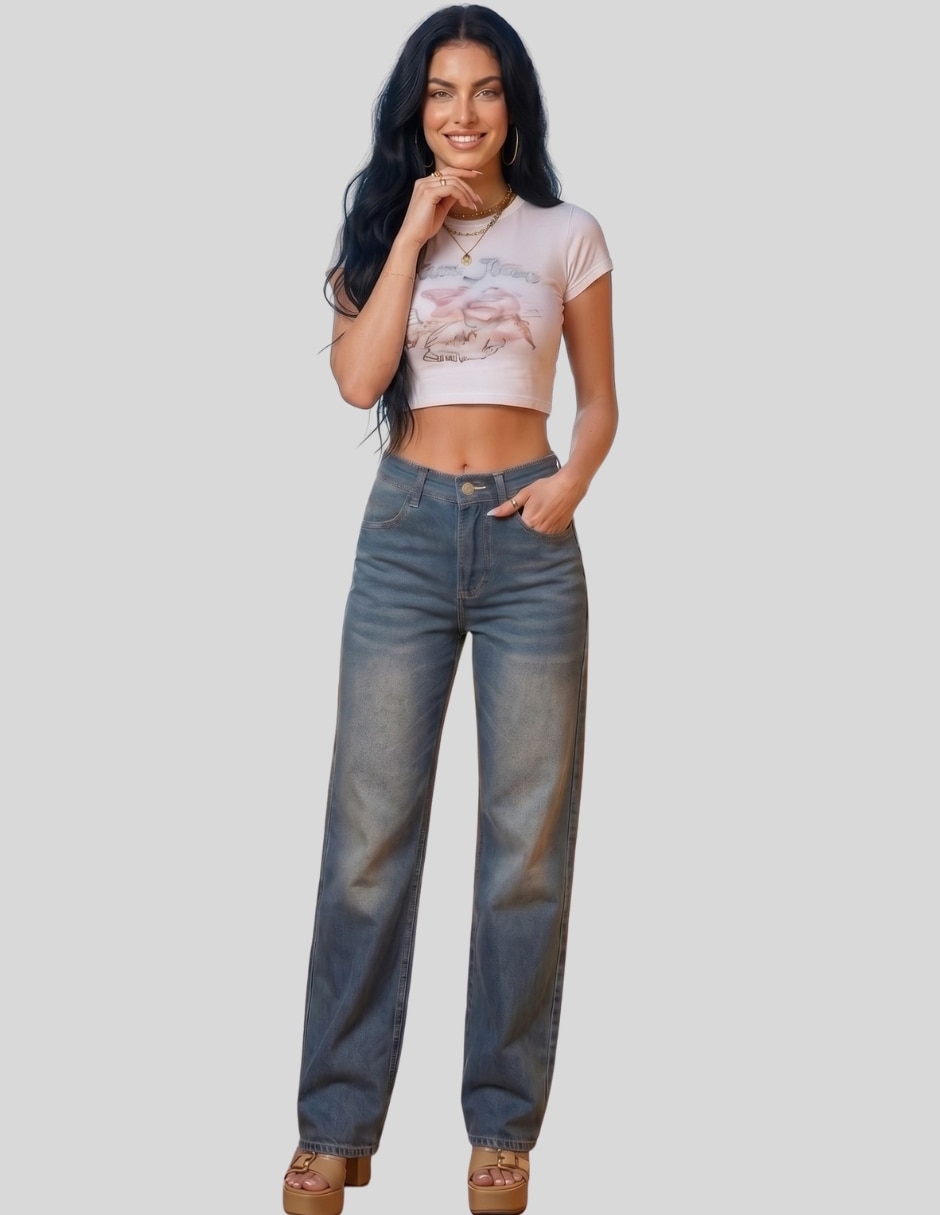 Pantalón regular para mujer 3