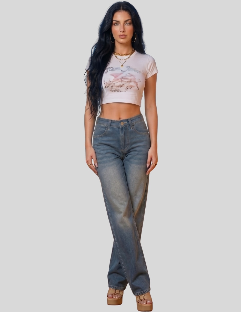 Pantalón regular para mujer 4