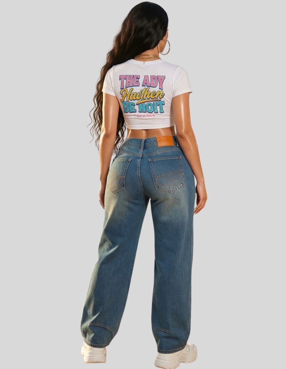 Pantalón regular para mujer 7