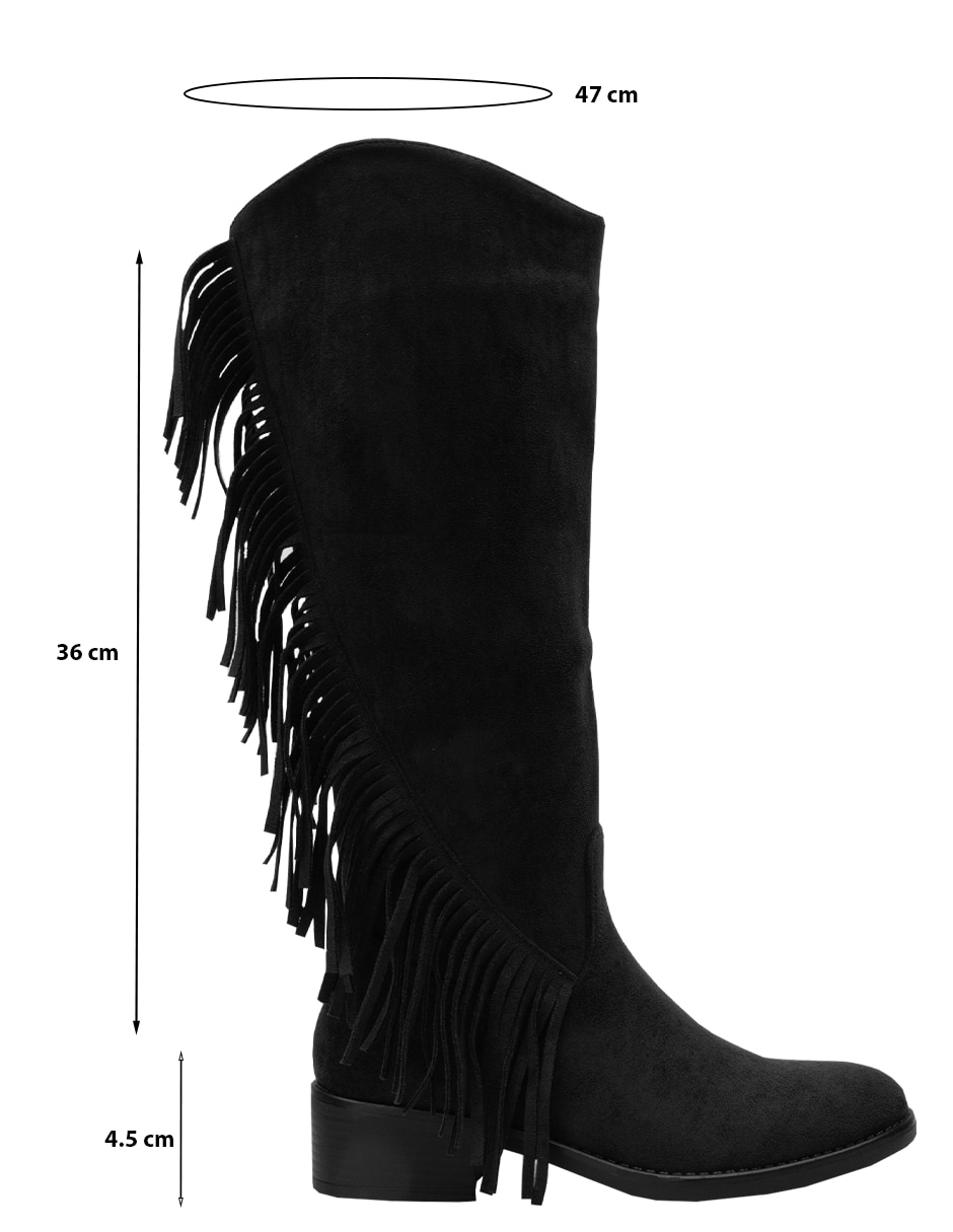 Bota cowboy abajo de la rodilla para mujer 8