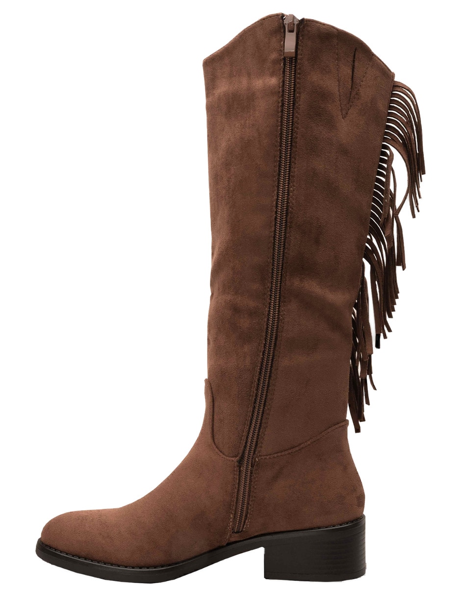 Bota cowboy abajo de la rodilla para mujer