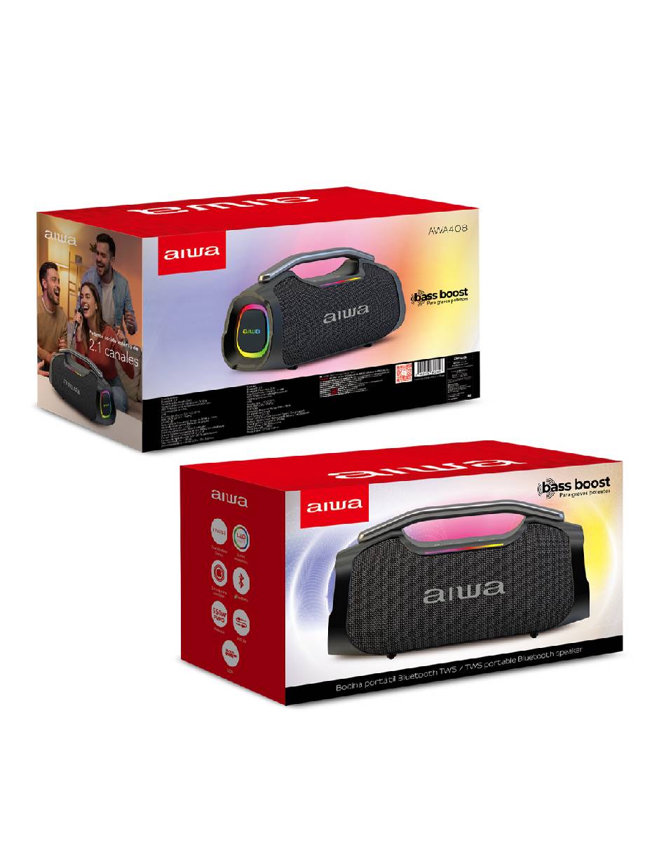 Bocina portátil AWA408 bluetooth 7