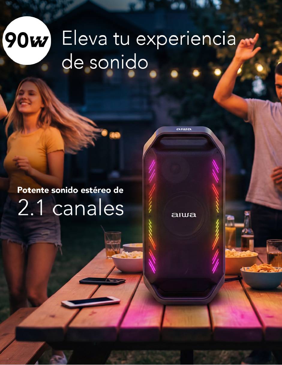 Bocina portátil AWA521 bluetooth 8