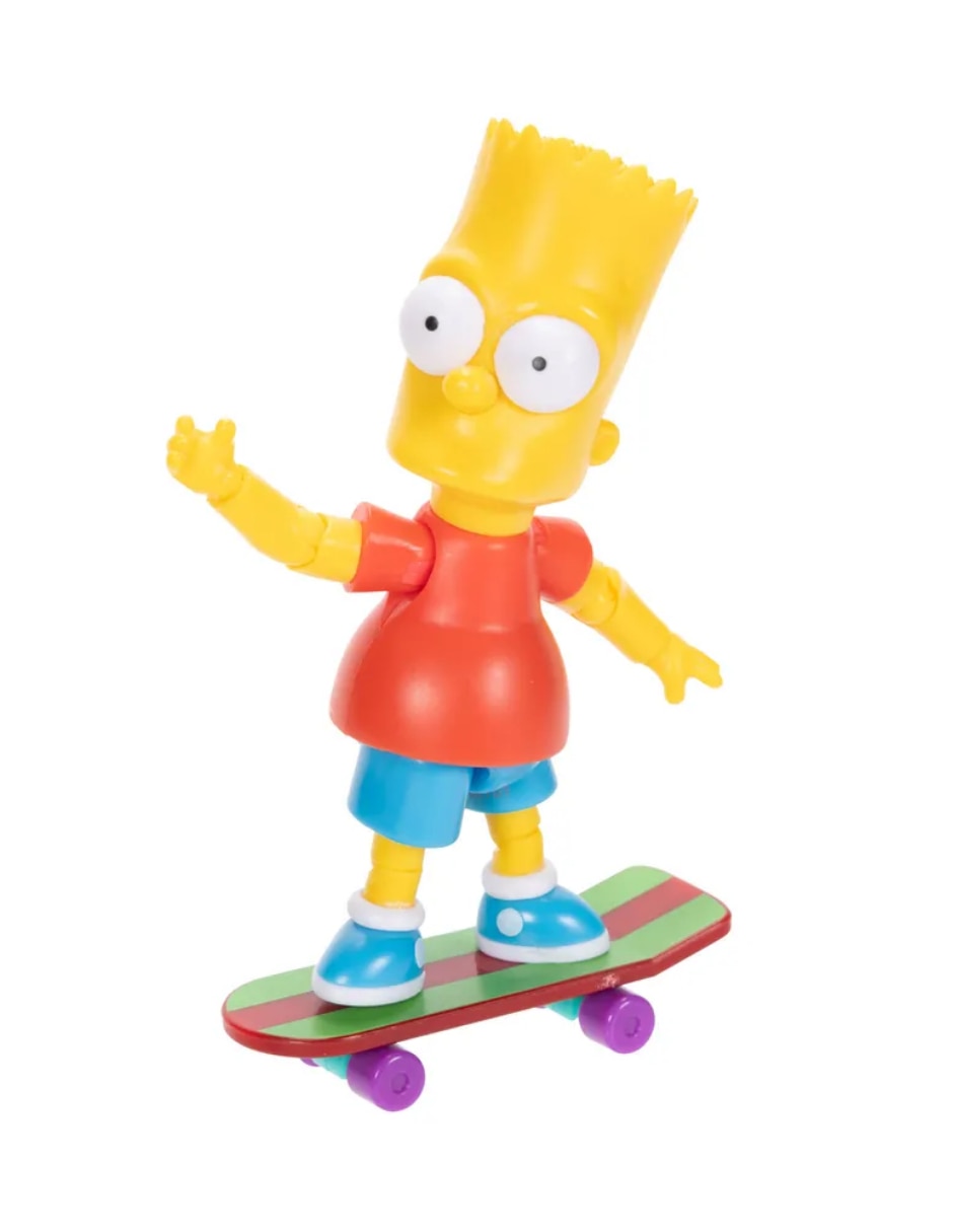 Figura de colección articukada Los simpson Bart estándar Jakks Pacific