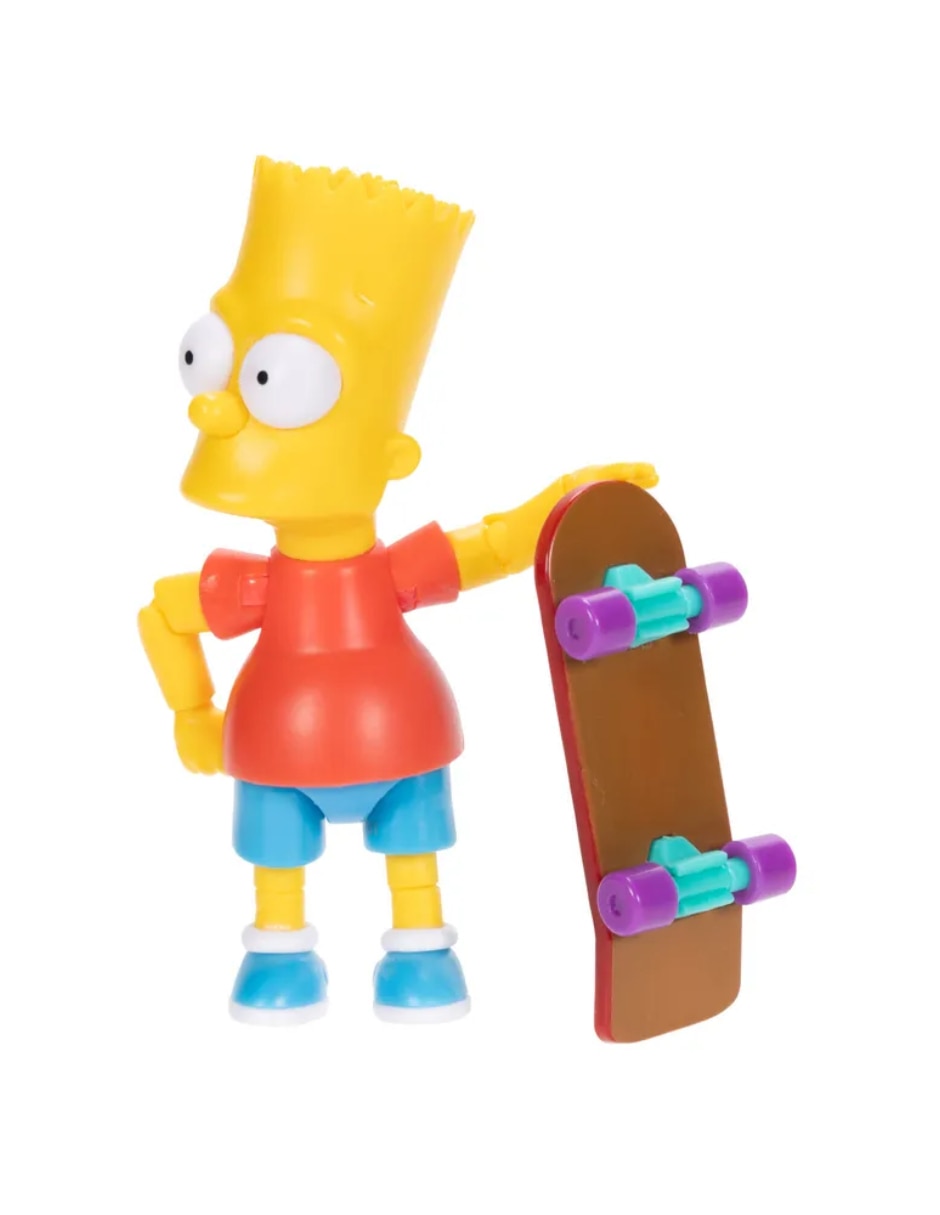 Figura de colección articukada Los simpson Bart estándar Jakks Pacific