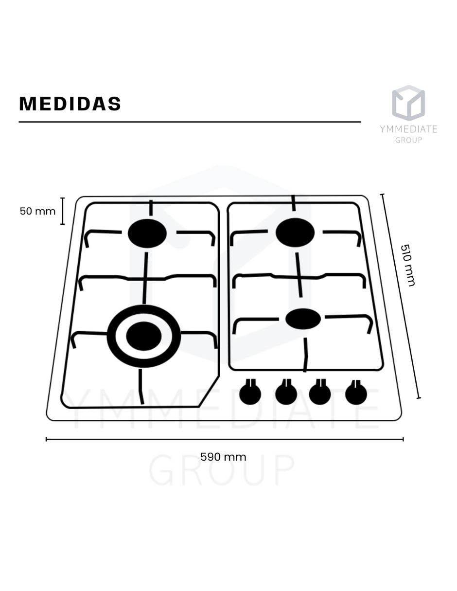 Parrilla a empotrable 7