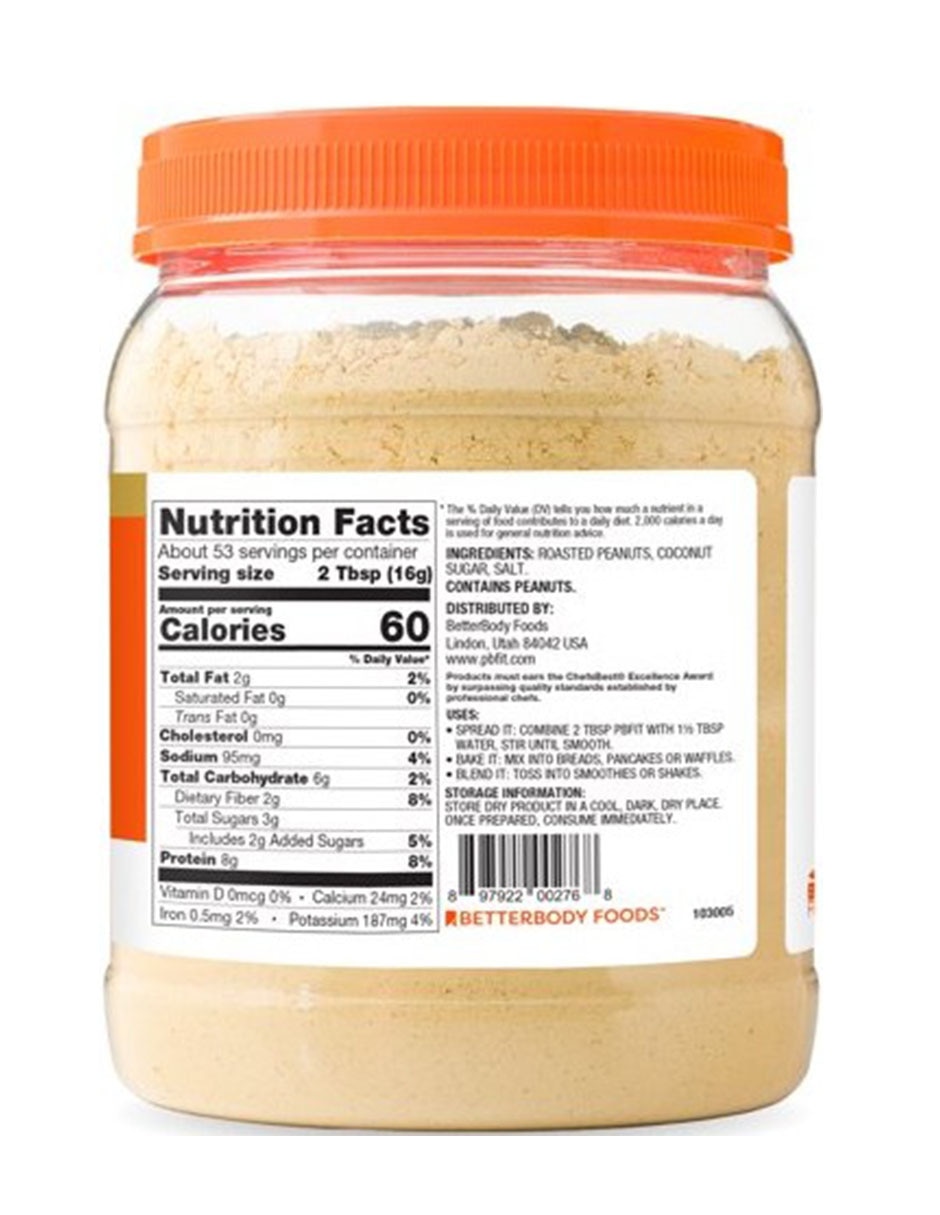Mantequilla pbfit de 850 g