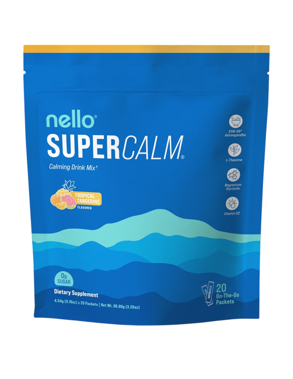 Supercalm con Ashwagandha y Magnesio sabor mandarina tropical de 20 sobres Supercalm con Ashwagandha y Magnesio sabor mandarina tropical de 20 sobres