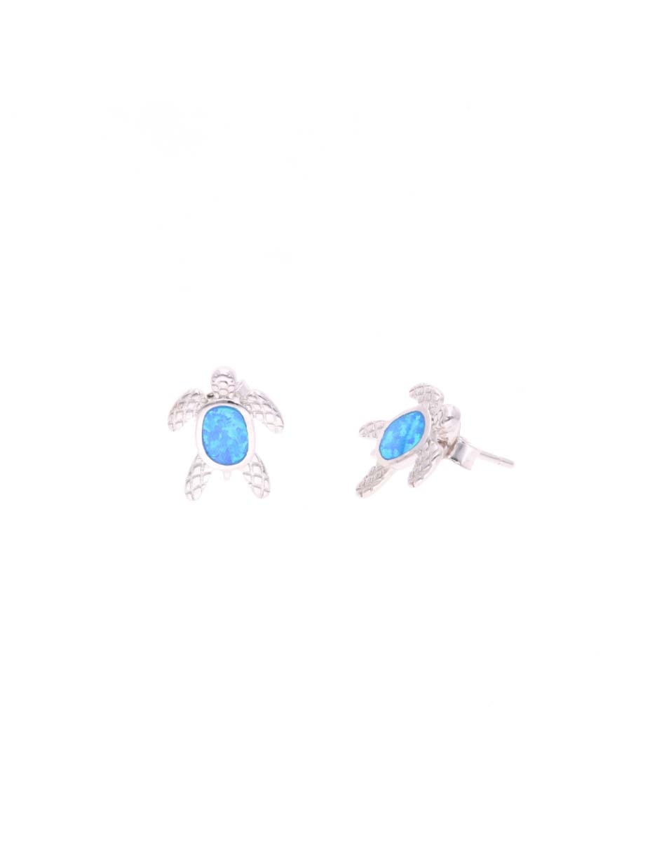 Broqueles de tortuga de plata P 925 con acabado brillante Broqueles de tortuga de plata P 925 con acabado brillante