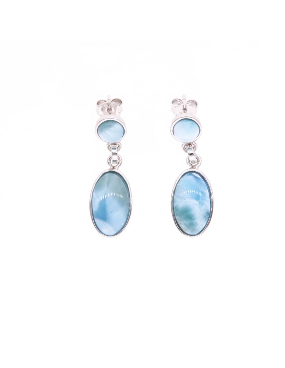 Aretes largos Vanguardía Joyera de plata P 925 con acabado Brillante