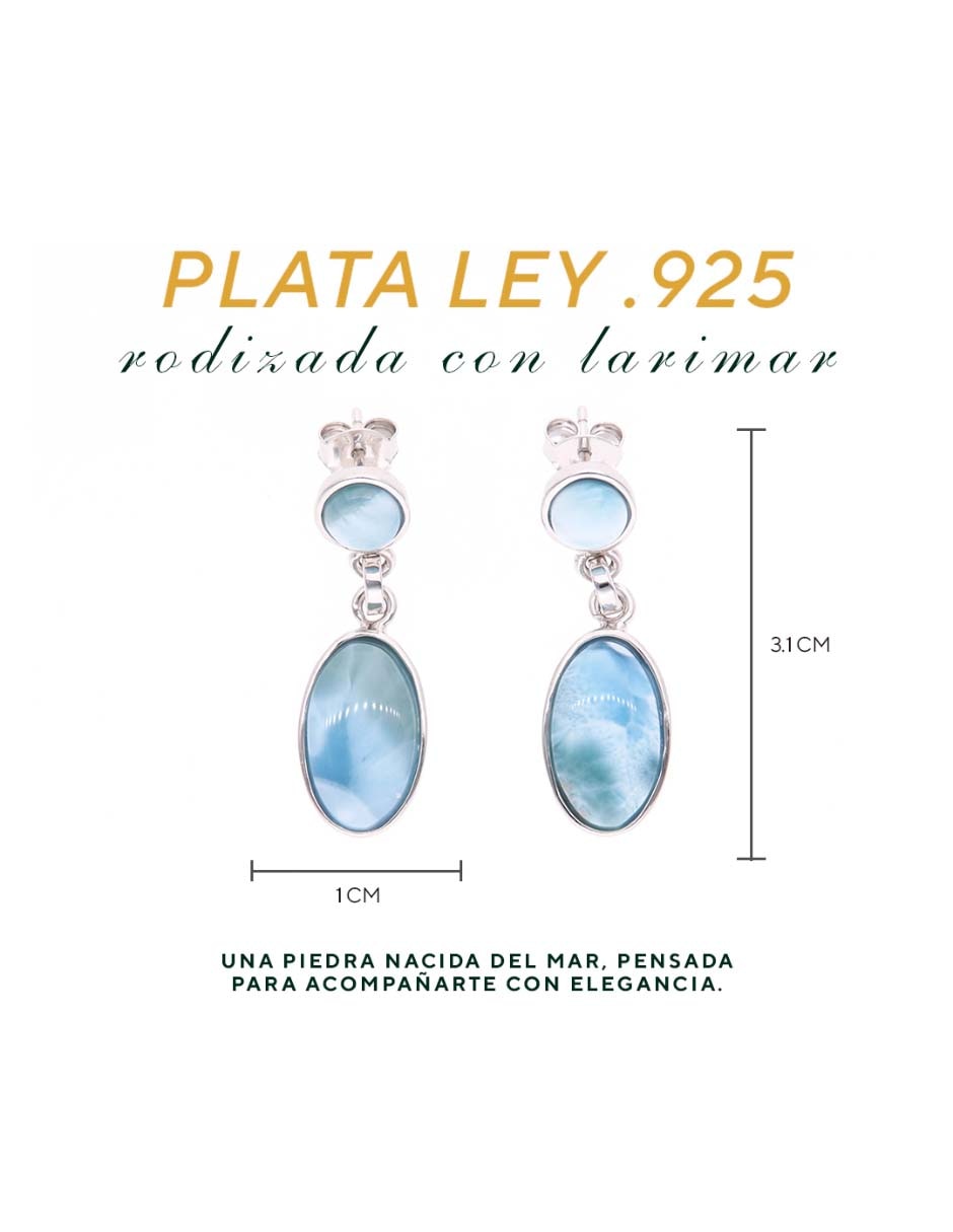 Aretes largos Vanguardía Joyera de plata P 925 con acabado Brillante 2
