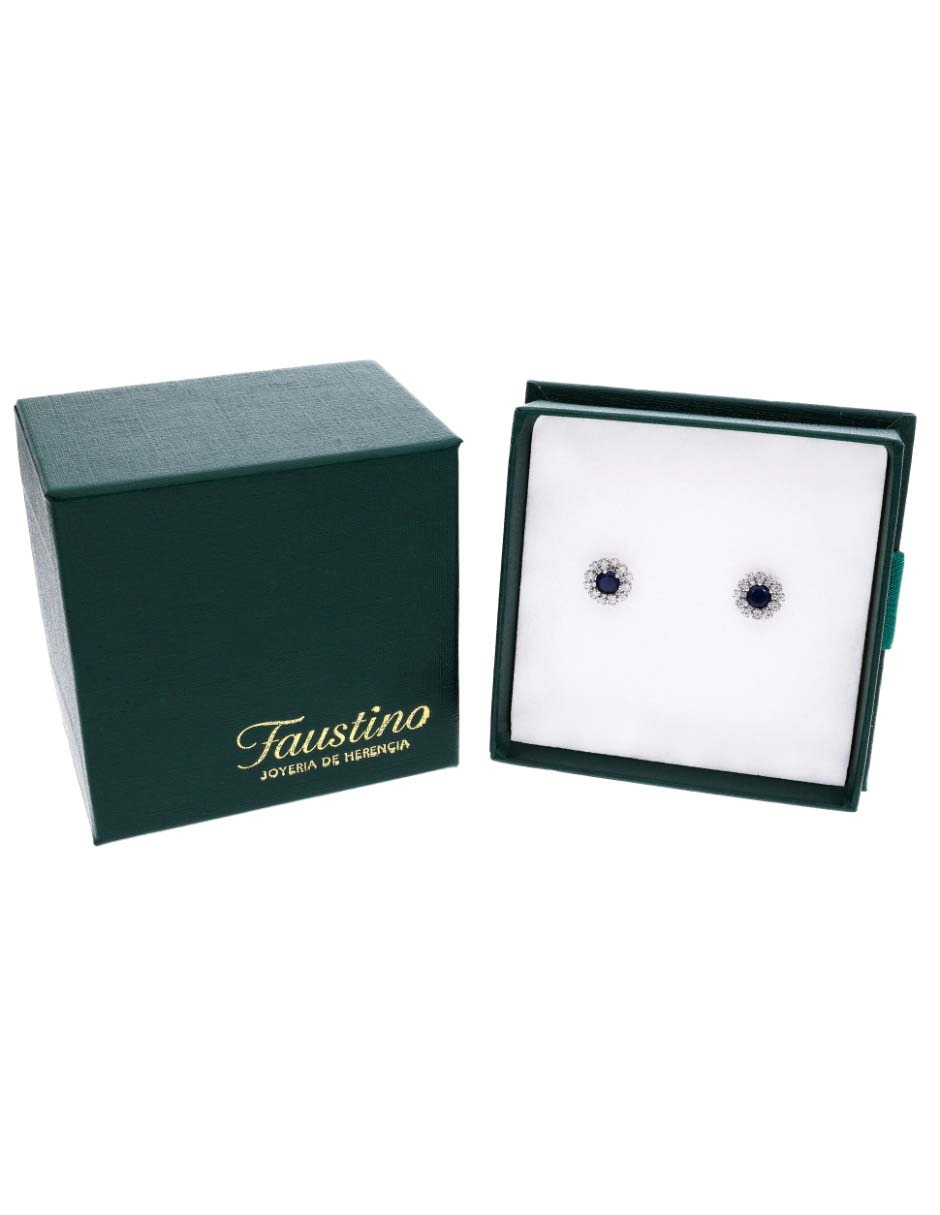 Set de aretes de plata p 925 con acabado brillante 5