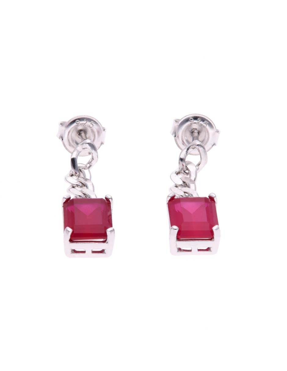 Aretes de plata p925 acabado brillante