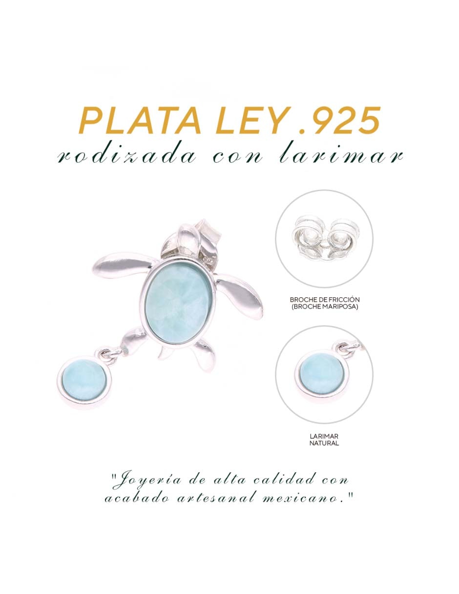 Broqueles de tortuga Vanguardía Joyera de plata P 925 con acabado Brillante 4