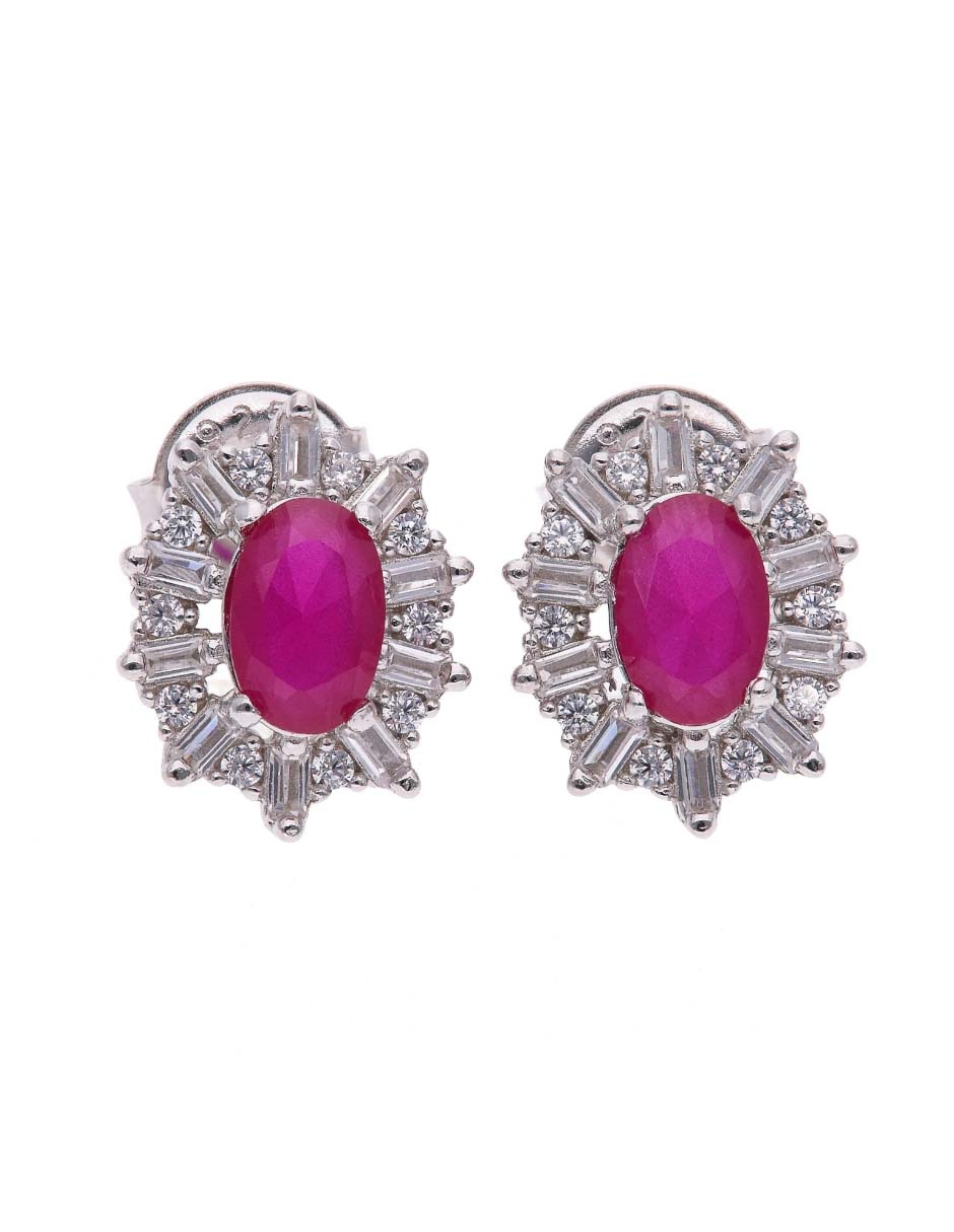 Aretes de plata p925 acabado brillante