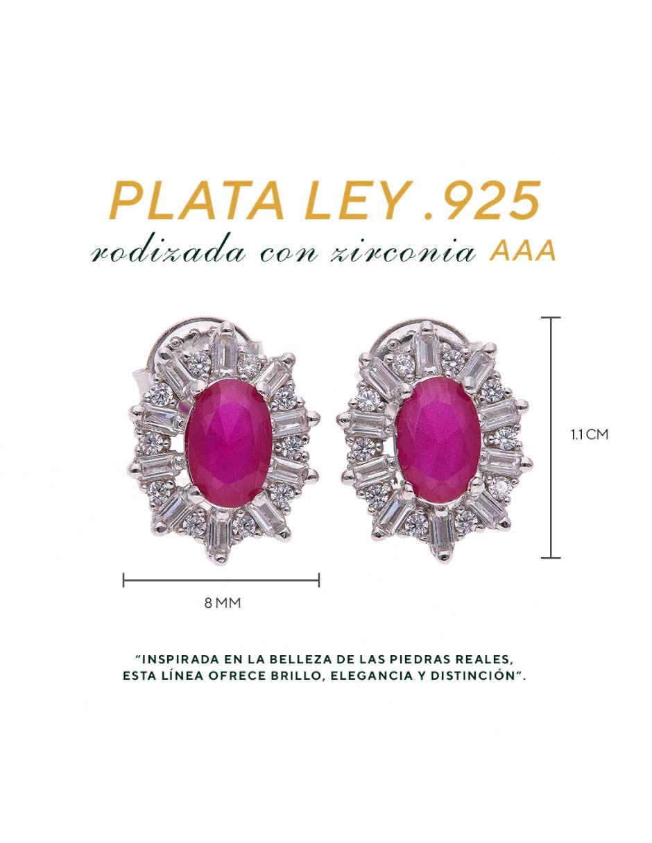 Aretes de plata p925 acabado brillante 5
