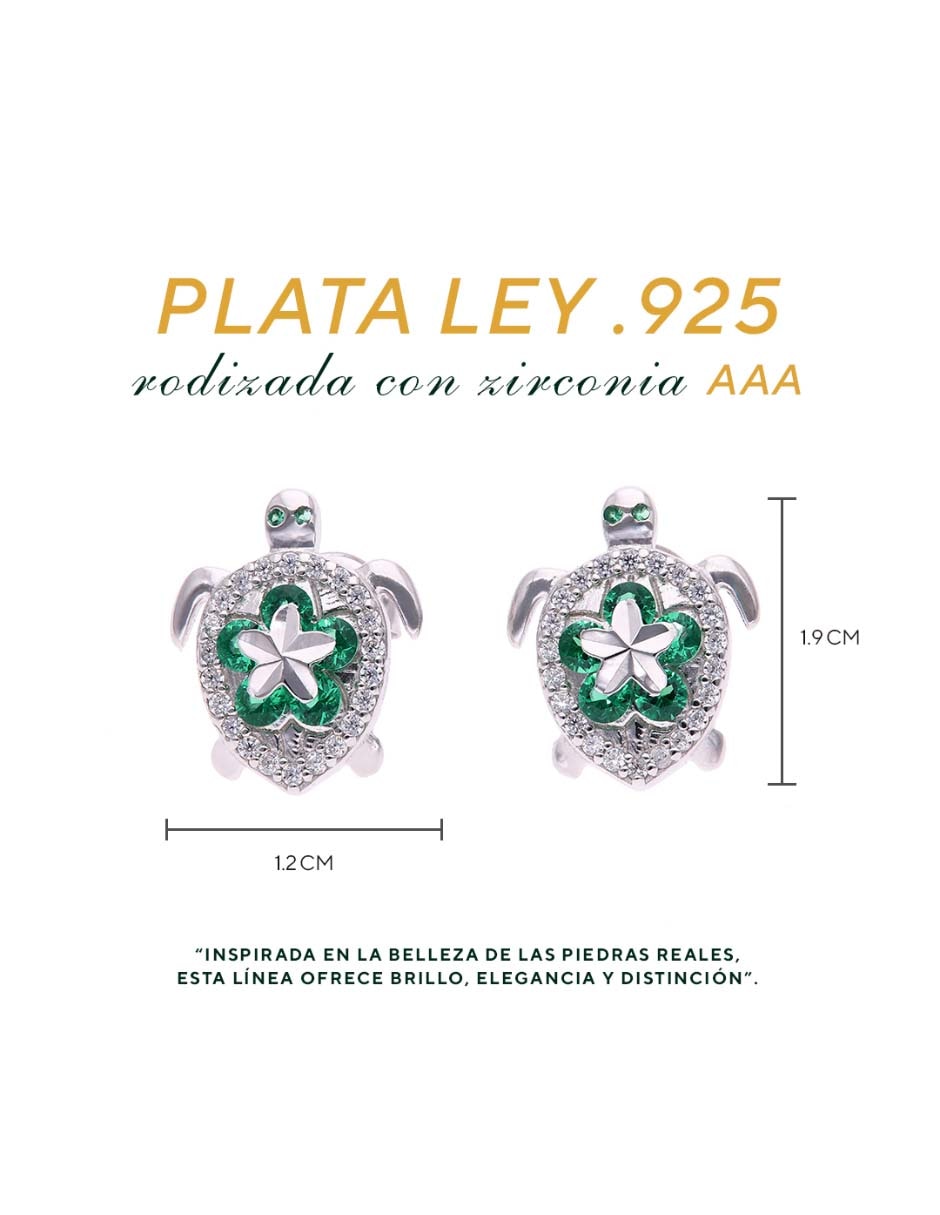 Set de aretes Universal de Plata P 925 con acabado brillante 6