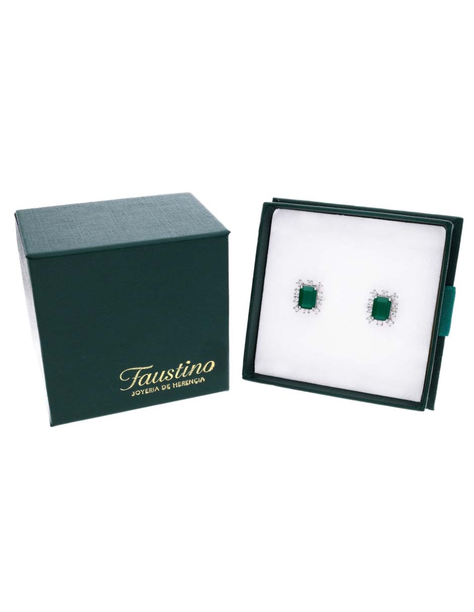 Set de aretes de plata p 925 con acabado brillante 5