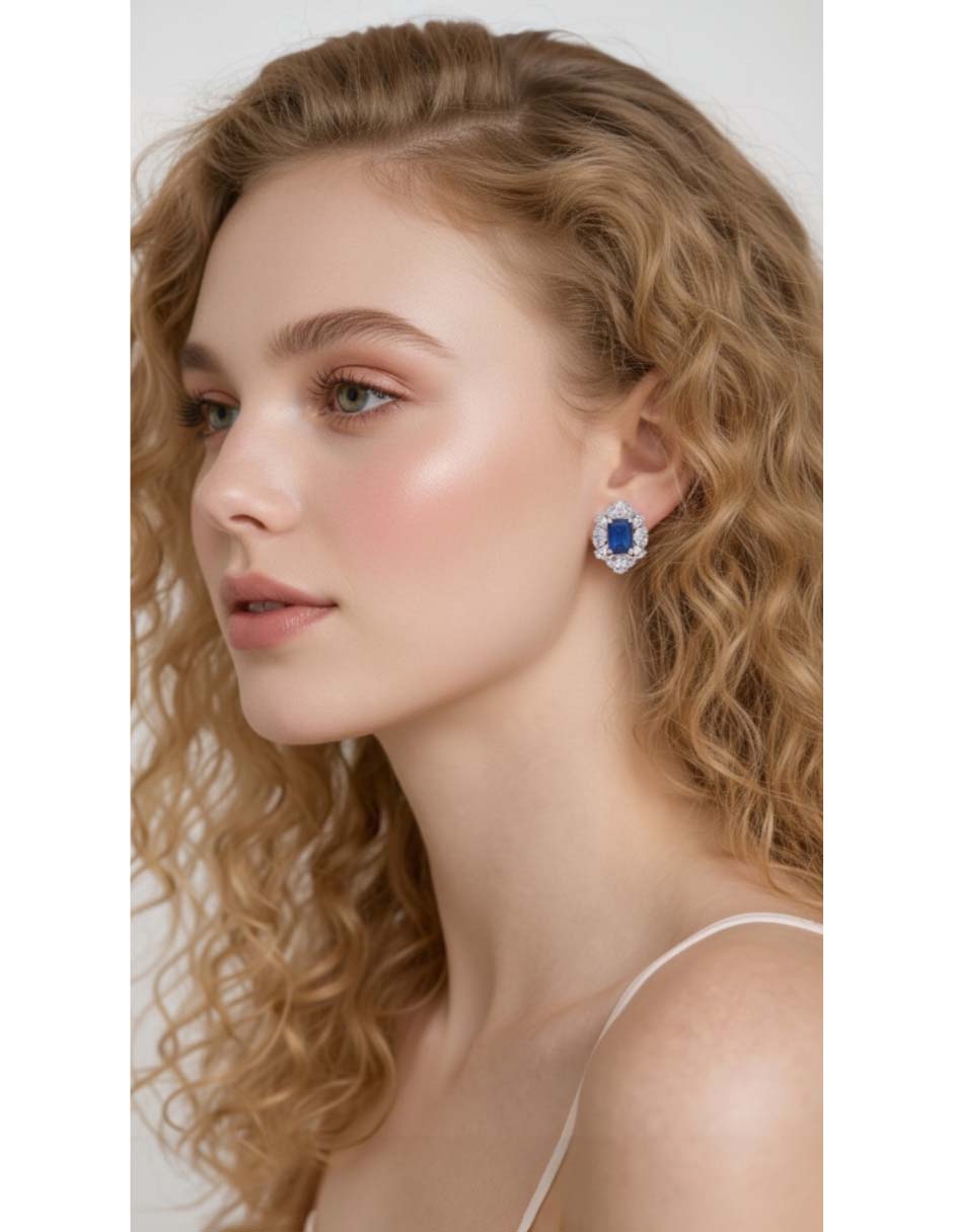 Aretes de plata p925 acabado brillante 3