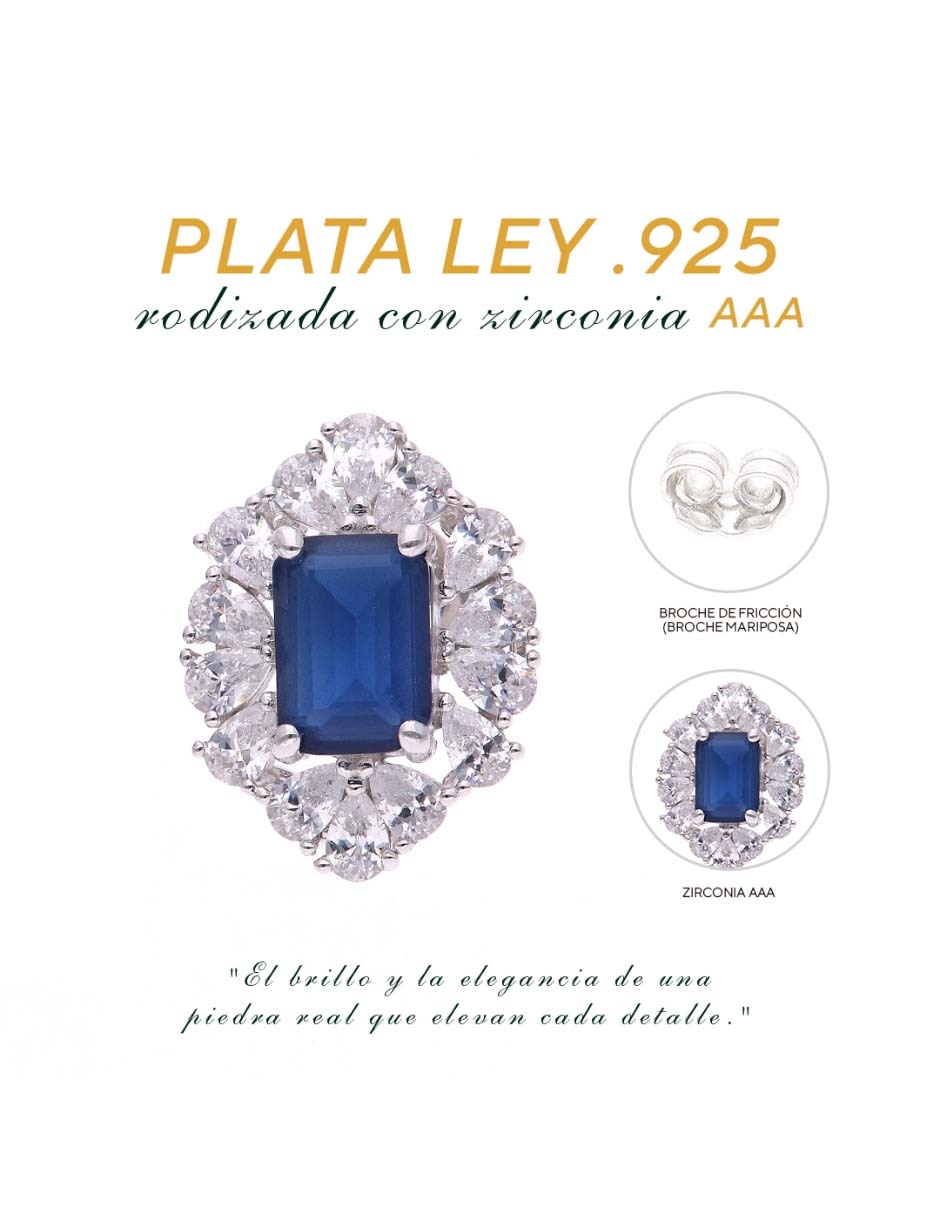 Aretes de plata p925 acabado brillante 6