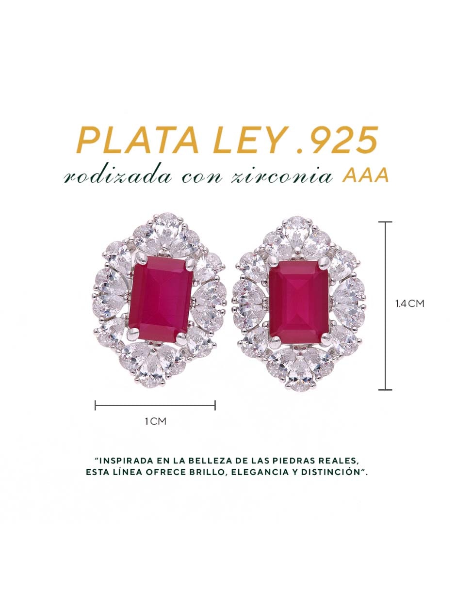 Aretes de plata p925 acabado brillante 6