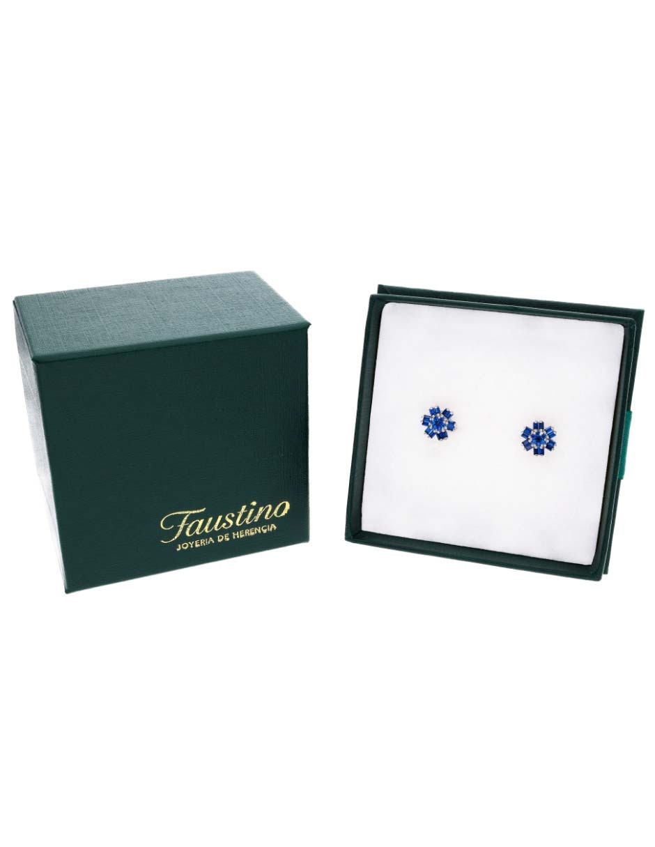 Broqueles Vanguardia Joyera de plata P 925 con acabado brillante zirconia