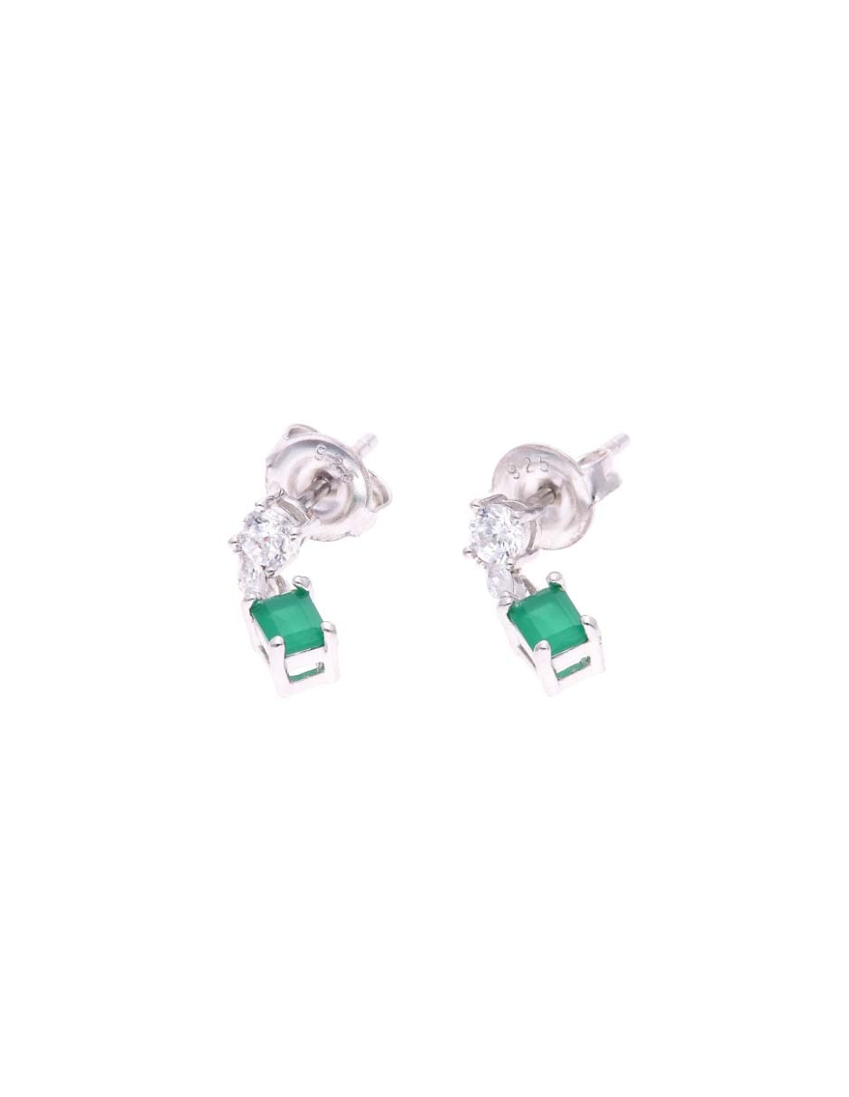 Aretes de plata p925 acabado brillante