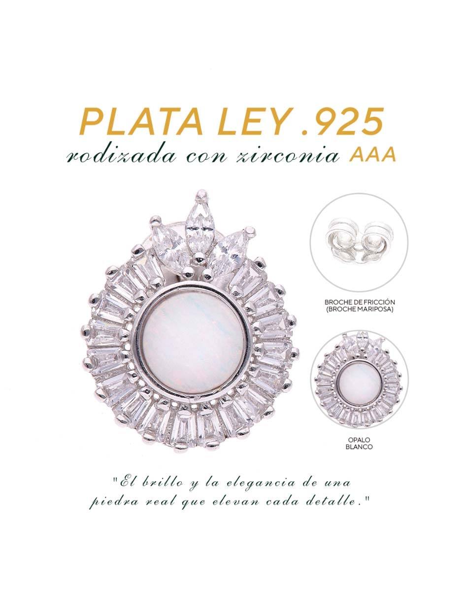 Set de aretes Universal de Plata P 925 con acabado brillante 3