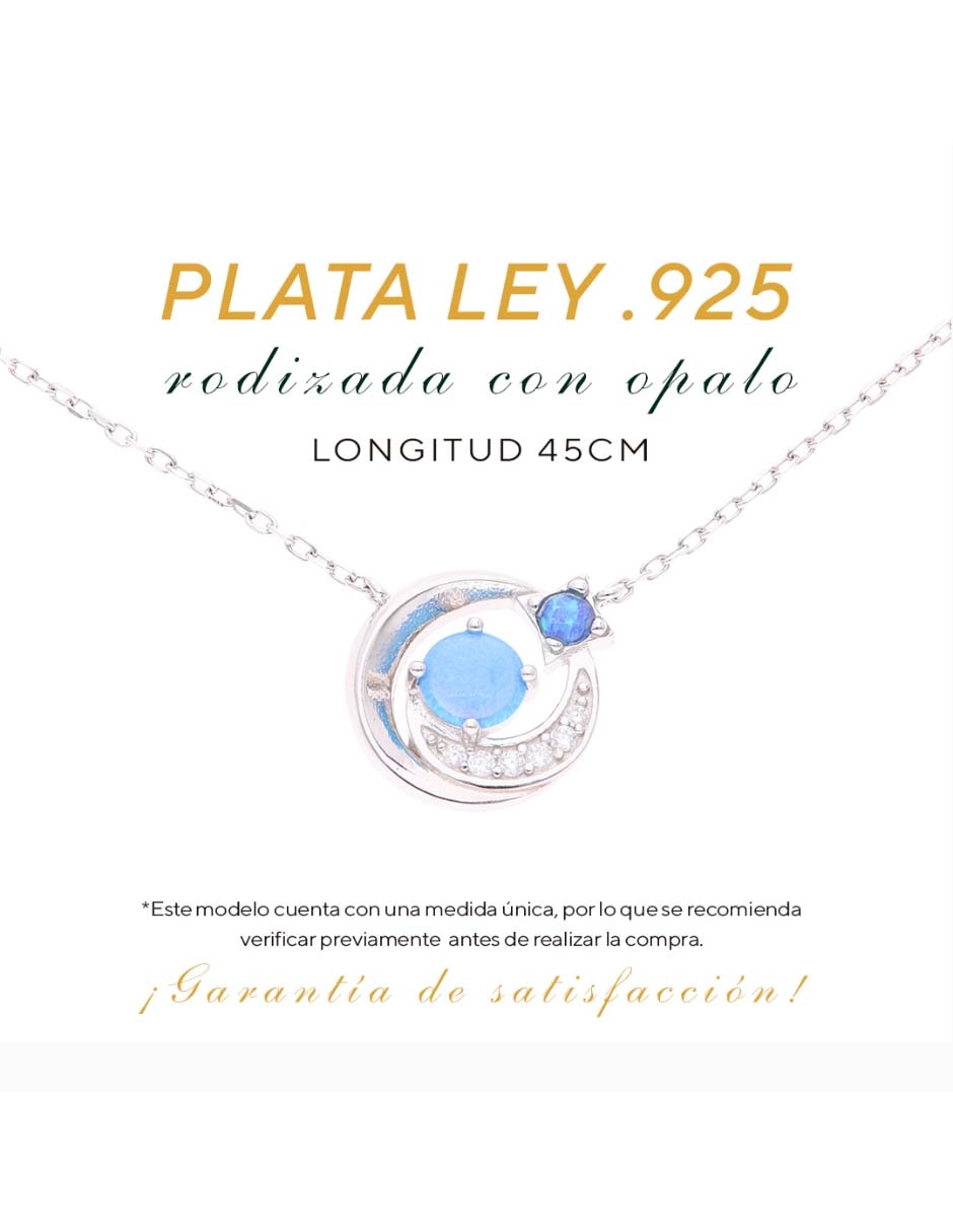 Collar con dije Vanguardia Joyera de plata p925