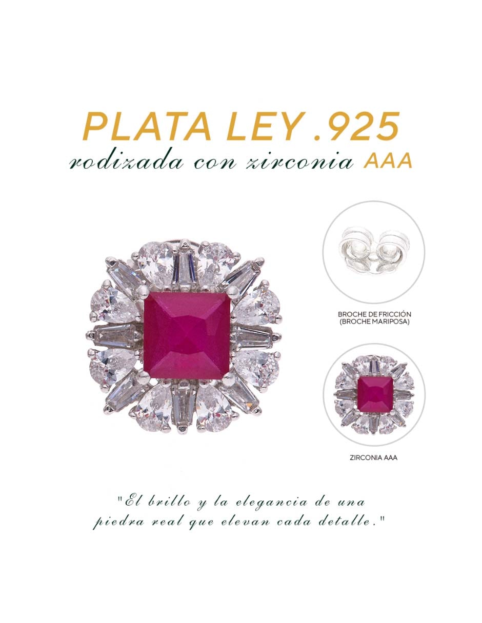 Aretes de plata p925 acabado brillante 2