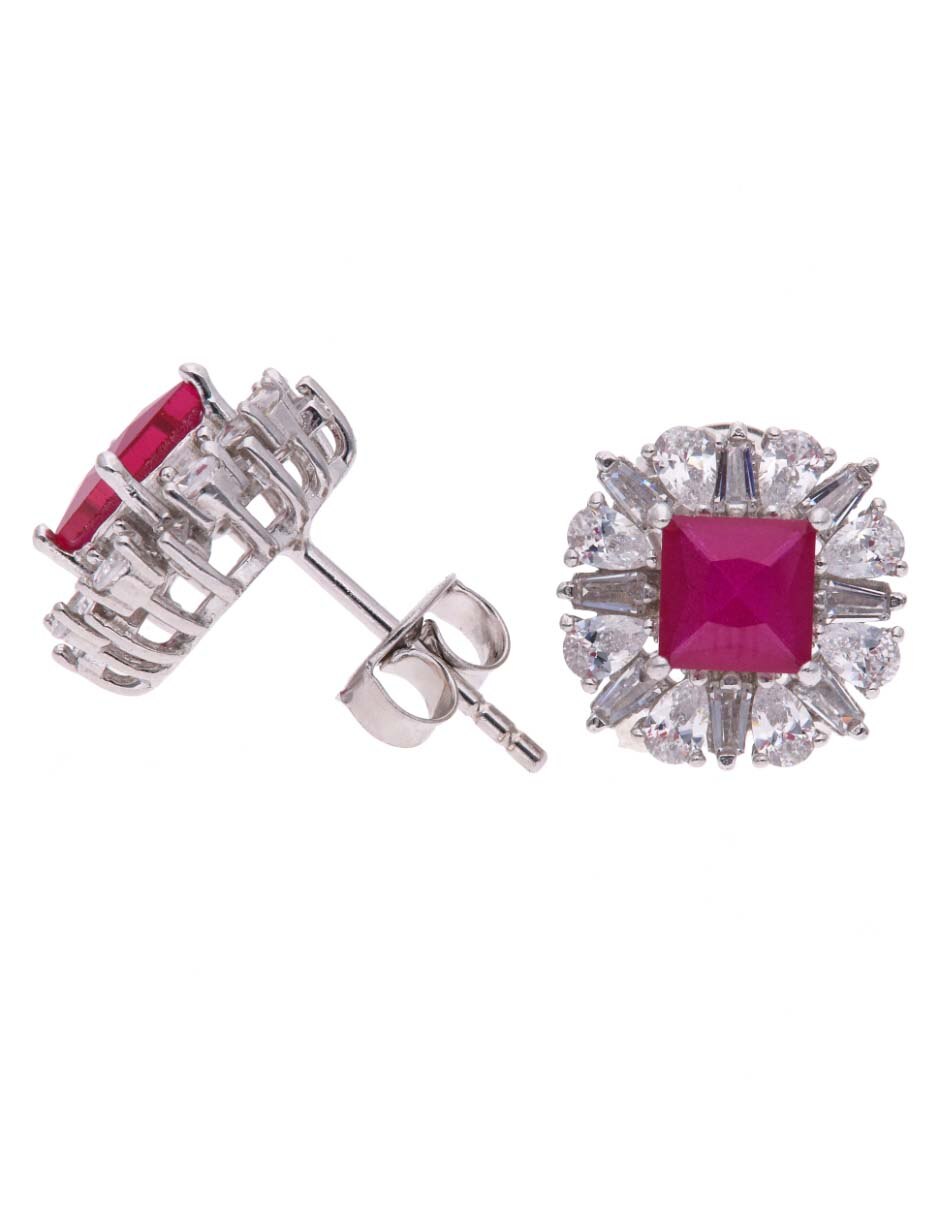 Aretes de plata p925 acabado brillante 3