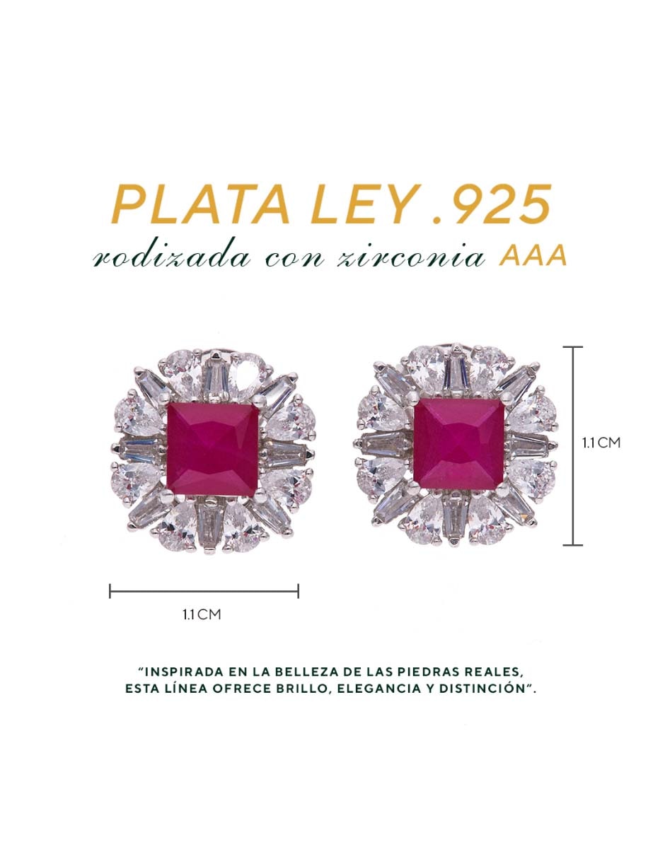 Aretes de plata p925 acabado brillante 4