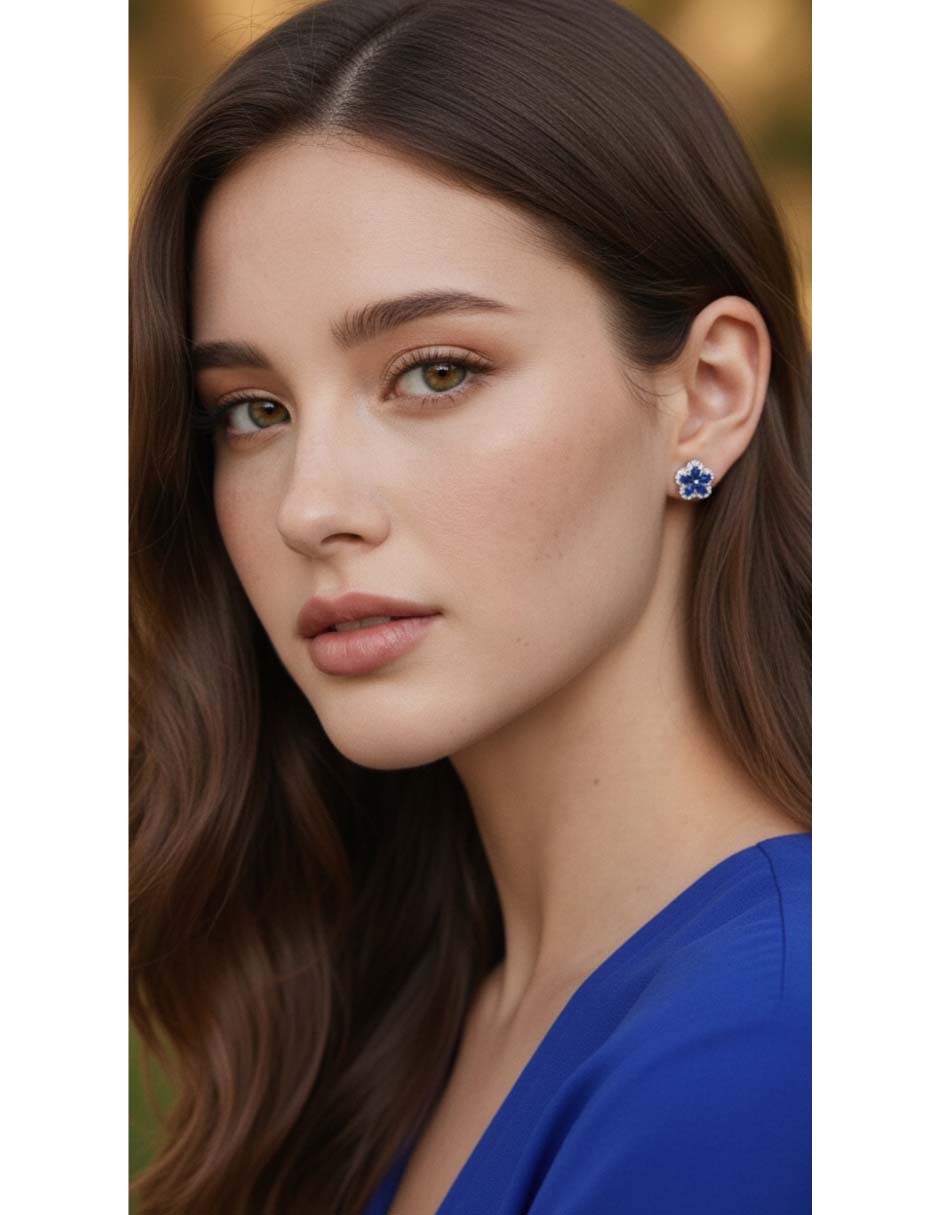 Set de aretes Universal de Plata P 925 con acabado brillante 3