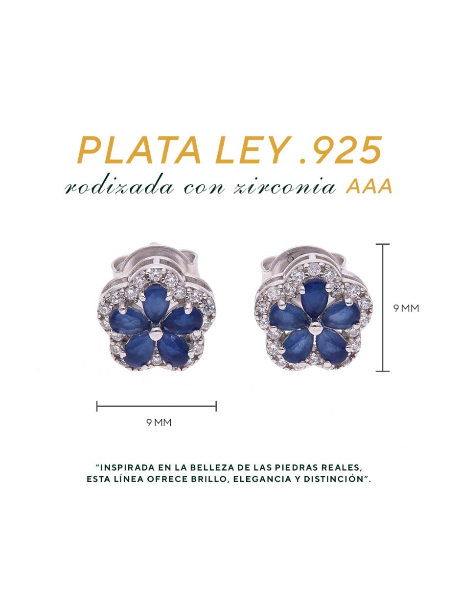 Set de aretes Universal de Plata P 925 con acabado brillante 5