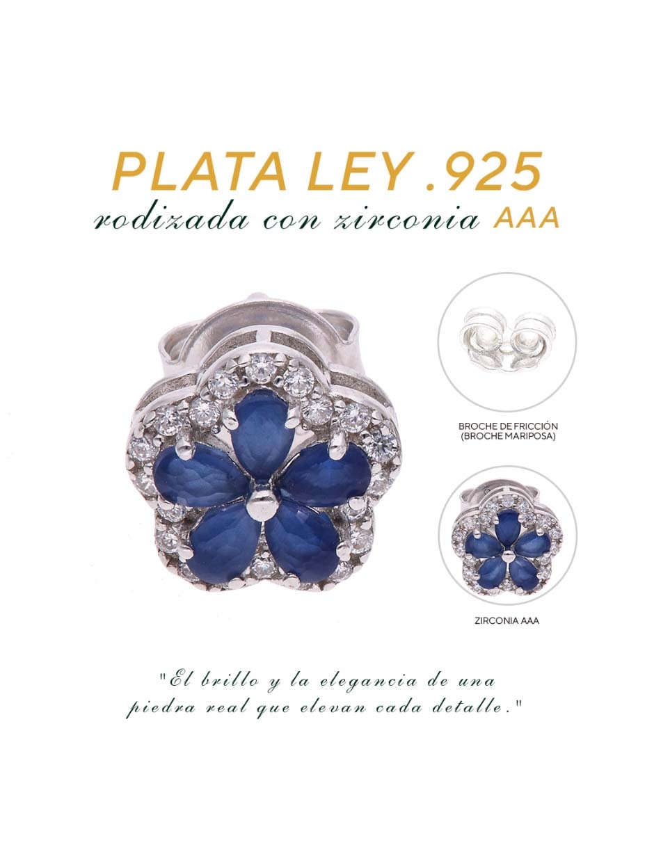 Set de aretes Universal de Plata P 925 con acabado brillante 6