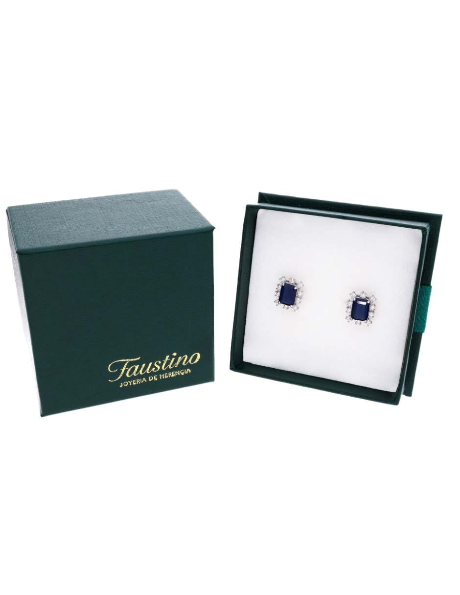Set de aretes de plata p 925 con acabado brillante 5