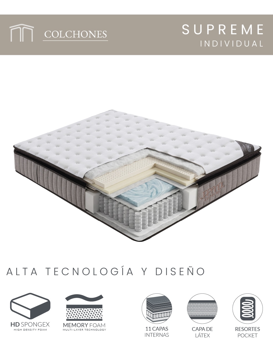 Colchón en caja supreme 5