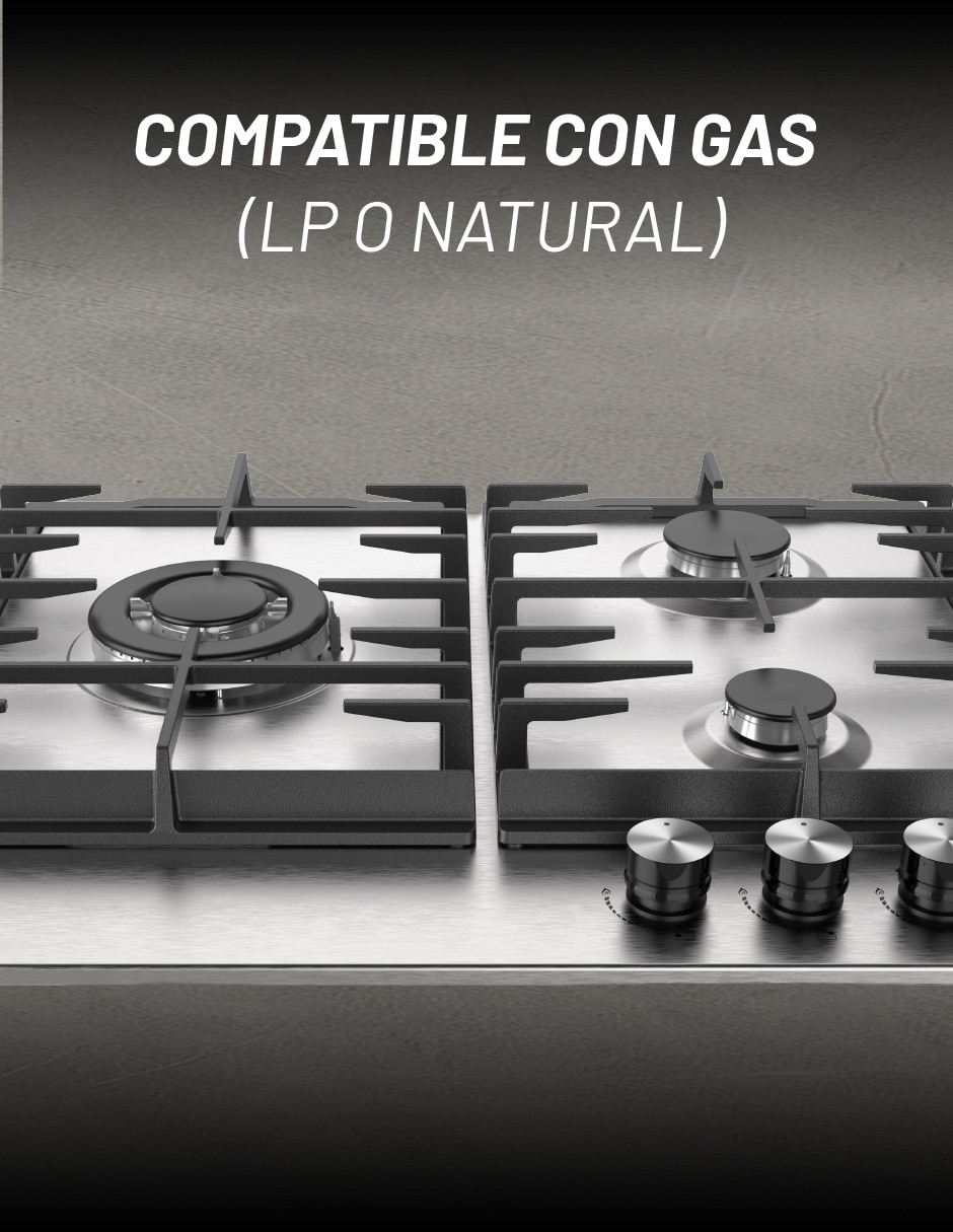 Parrilla a Gas LP empotrable