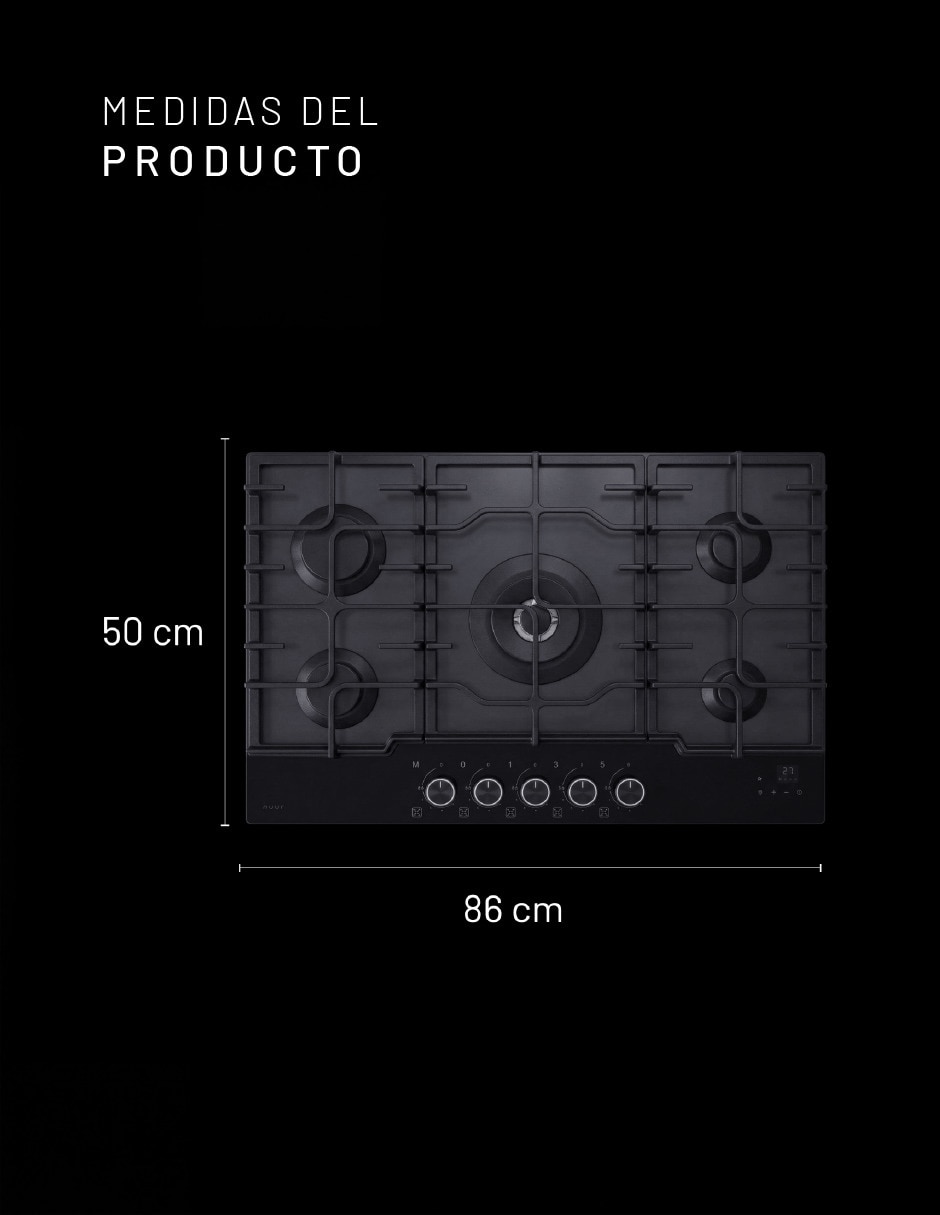 Parrilla a Gas LP empotrable
