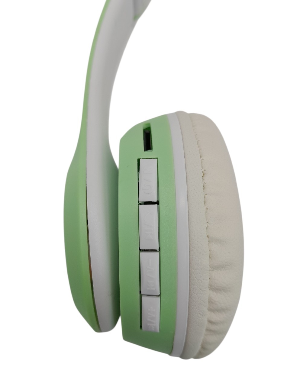Audífonos Over-Ear Cat ear alámbricos e inalámbricos 3
