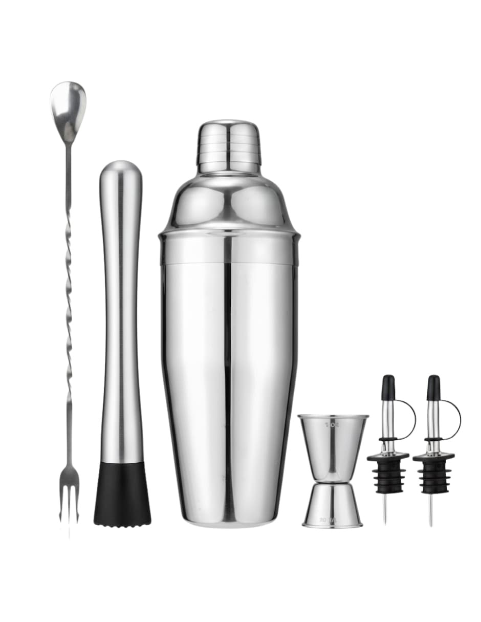 Set cocteles de acero inoxidable Set cocteles de acero inoxidable